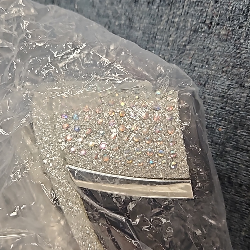 heels size 7 sequin great heel height - Picture 7 of 7